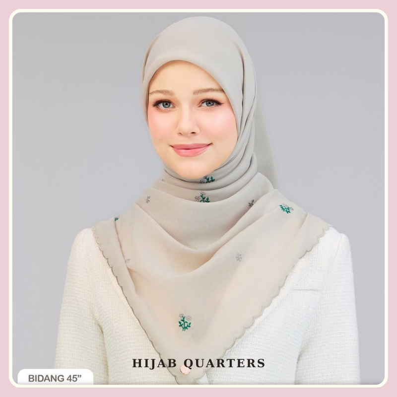 Sulam Embun Collection (Soft Gray)